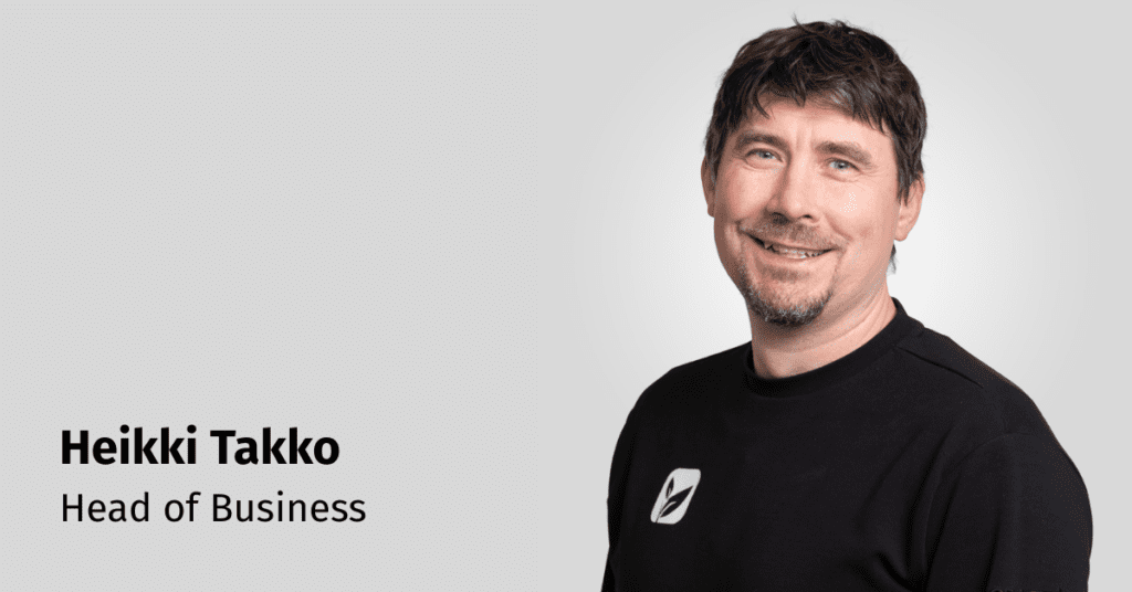 Heikki Takko Head of Business Kemion